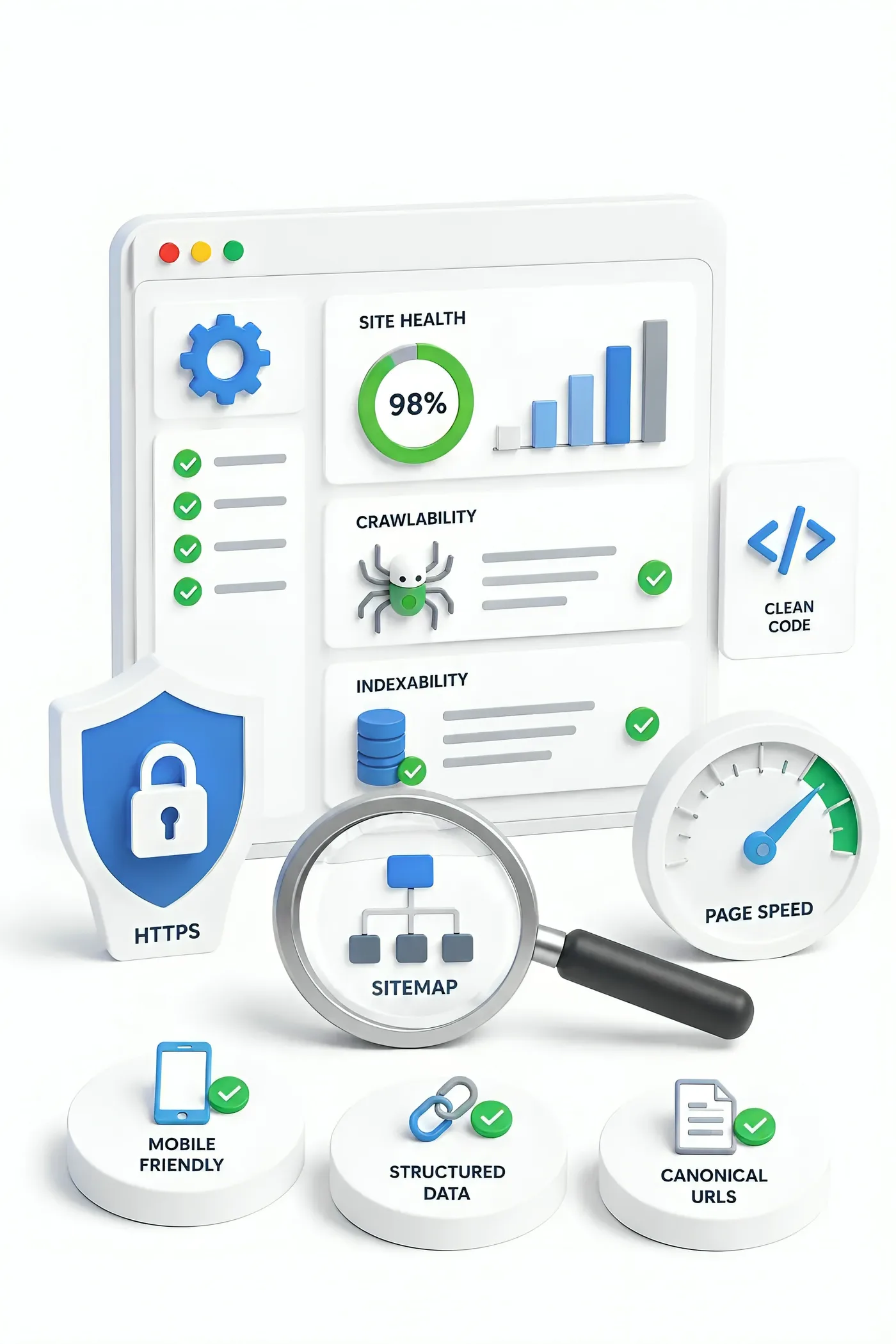Technical SEO: the layer that lets answer engines parse and quote a page